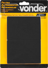 Feltro Adesivo Pto Ret 95X68mm Com 10 Vonder
