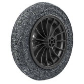 Pneu Maciço Tramontina 8'' para Carrinho de Mão Borracha Macia Roda Plástica Durável