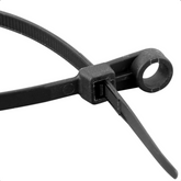 Abraçadeira Nylon Parafusos 220 x 4,3 mm Preta com 100 Peças Vonder