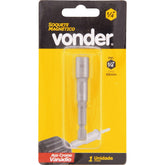 Adaptador soquete magnético 3/8x65mmenc 1/4" sext Vonder
