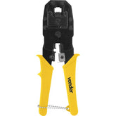 Alicate crimpador 8" s/ catraca p/ rj45/rj12/rj11/ Vonder