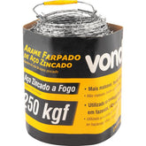 Arame Farpado 250kgf 100 Metros Vonder