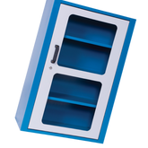 Armário com 3 Prateleiras e Visor de acrílico ARM027A CMB