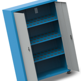 Armário com 3 Prateleiras porta cone ISO50 para 72 pecas ARM054 CMB