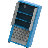 Armário Médio com 2 Prateleiras reguláveis e 6 Gavetas M ARM018 CMB