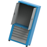 Armário Médio com 6 Gavetas M e Painel perfurado ARM019 CMB