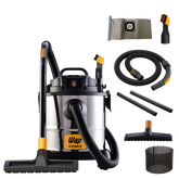 Aspirador de Pó e Água WAP GTW Inox 20 1600W Bico Canto e Escova 220V - Guimepa