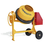 Betoneira 250L Rental Com Motor Monofásico 1Cv 220V 60Hz 4P Com Roda Maciça Menegotti