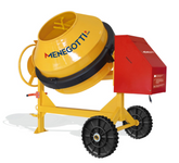 Betoneira 400L Rental Com Motor Gasolina Toyama 5,5Hp Com Roda Maciça Menegotti