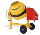 Betoneira 500L Rental Com Motor Trif 3Cv 220V 60Hz 4P Com Roda Maciça Menegotti