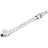 Bico para encher pneus duplo espiga 5/16" zincado Vonder