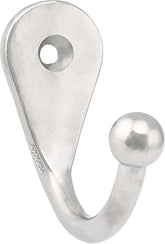 Cabide simples grande metálico niquelado Vonder