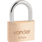 Cadeado de Latão 50mm Encartelado Vonder