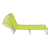 Cadeira Espreguicadeira Amarela Bel