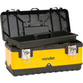 Caixa Metálica Ferramentas Baú 380x160x180mm Bandej Vonder