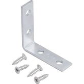 Cantoneira p/ cortina 04x04cm zincado cce0044 c/ 4 pç Vonder