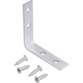 Cantoneira p/ cortina 05x05cm zincado cce0055 c/ 4 pç Vonder