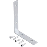 Cantoneira p/ cortina 06x08cm zincado cce0068 c/ 4 pç Vonder