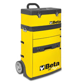 Carrinho tipo Caixa Maleta para Ferramentas Amarelo tipo Trolley C41H/Y Beta