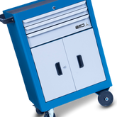 Carro para ferramentas com 1 Bandeja 3 Gavetas e 2 Portas CMB614 CMB