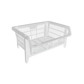 Cesto Expositor Médio Empilhável Branco Presto