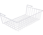 Cesto Suspenso G Para Prateleira Branco 991101 Bel