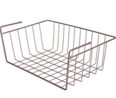 Cesto Suspenso Frutas Embalagens Temperos M Para Prateleira Metalizado Lavanda 991046 Bel