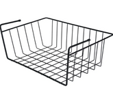 Cesto Suspenso Frutas Temperos Embalagens M Para Prateleira Preto 991007 Bel