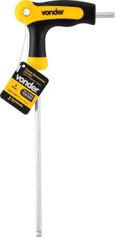 Chave Allen Abaulada 5,0Mm Com Cabo T Vonder