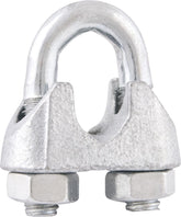 Clips p/ cabo de aço 1" leve galv c/ 80 peças granel Vonder