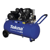 Compressor de Ar Cp150100P-2 Tekna 100L 3HP Pressão Máxima 116 PSI Com Rodas Traseira 220V 60Hz
