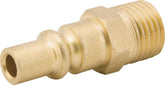 Conector pino racord macho 1/4" npt latão Vonder