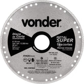 Disco Corte 125mm Diamantado Contínuo Metal Super Vonder