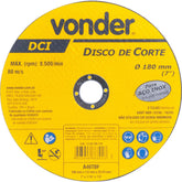 Disco de Corte 180 mm x 1,6 mm x 22,23 mm Dci Inox Vonder