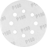 Disco de Lixa c/ Costado em Pluma 125mm G100 10 peças Vonder