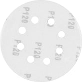 Disco de Lixa c/ Costado em Pluma 125mm G120 10 peças Vonder