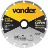 Disco Corte Diamantado Segmentado Metais Metal Super Vonder