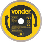 Disco diamantado 180mm contínuo furo 25mm v1 Vonder