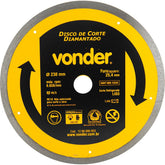 Disco Diamantado 230Mm Liso Vonder
