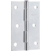 Dobradiça para porta 3" aço carbono cromado Vonder