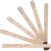 Escala métrica 2 metros 10 dobras madeira natural Vonder