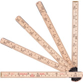 Escala métrica 2 metros 10 dobras madeira natural Vonder