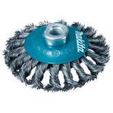 Escova Aço Côncavo 100 mm M14 Fio Trançado Cx Pap Makita