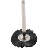 Escova circular 20mm nylon c/ haste p/ microrretífica Vonder