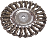 Escova circular torcida aço carbono 150mm - Belfix