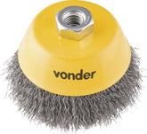 Escova Copo Ondulada 4 Rosca M14 Polido 8500rpm Vonder