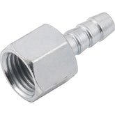 Espigão Fixo Fêmea Mangueira 1/4 Rosca 1/4 Npt Aço Zi Vonder