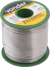 Estanho fio 1,0mm 40x60 500g carretel Vonder