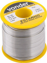 Estanho fio 1,5mm 50x50 500g carretel Vonder