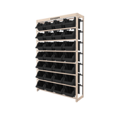Estante Gaveteiro com 28 Gavetas n7 Preto e bege Presto